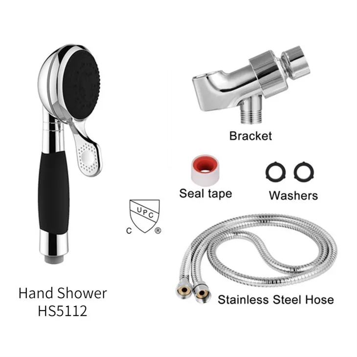 ABS Plast þrjú Jet handsturtu, Original Prducing Handfesta Shower Head fyrir Bath Room