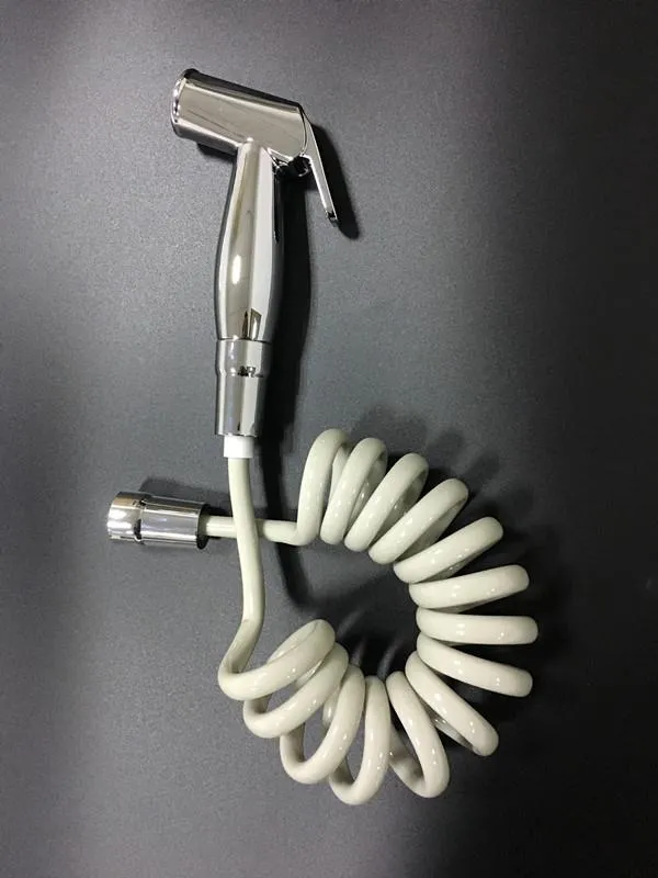 ABS Plast Króm Bidet Sprayer með Lock-on Virka