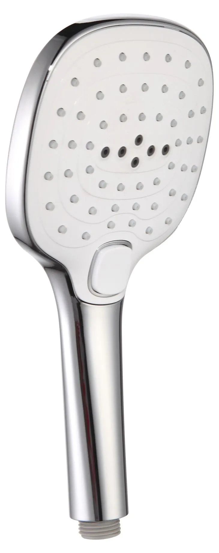 Hnappur Handfrjáls Sturtuhaus 3-Stilling Hybrid Duglegur Samsettur Vatn Multi-Function Nudd Jet Lúxus Baðherbergi