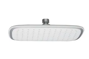 1 Aðgerðir Shower Head Baðherbergi Rainfall Spray Jet Massage Fast, White Litur, Easy Clean, Tól Frjáls Uppsetning