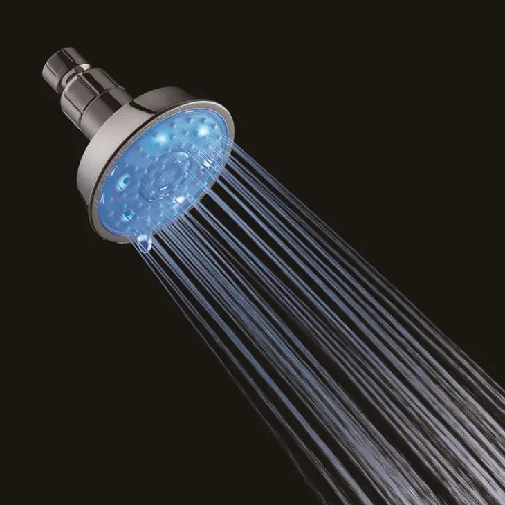 Þrjár aðgerðir LED Top Shower Head