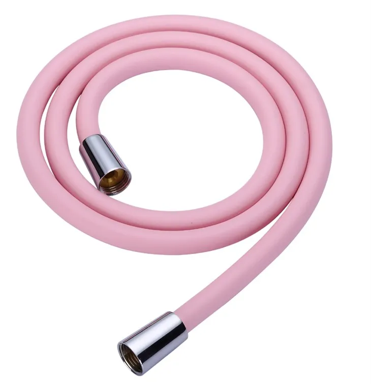 Ljósbleikur sturtusprautufylgur